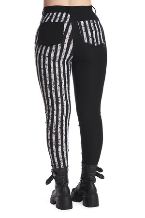 Spooky Nightwalks Half And Half Trousers