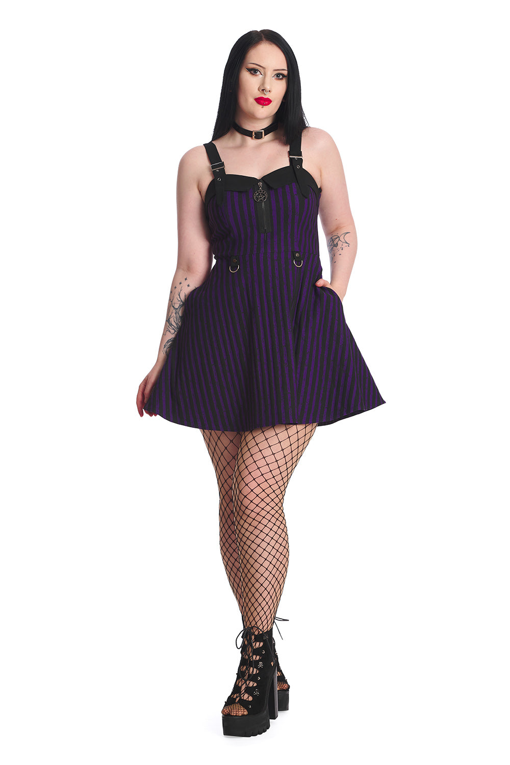 Spooky Nightwalks Flaired Dress