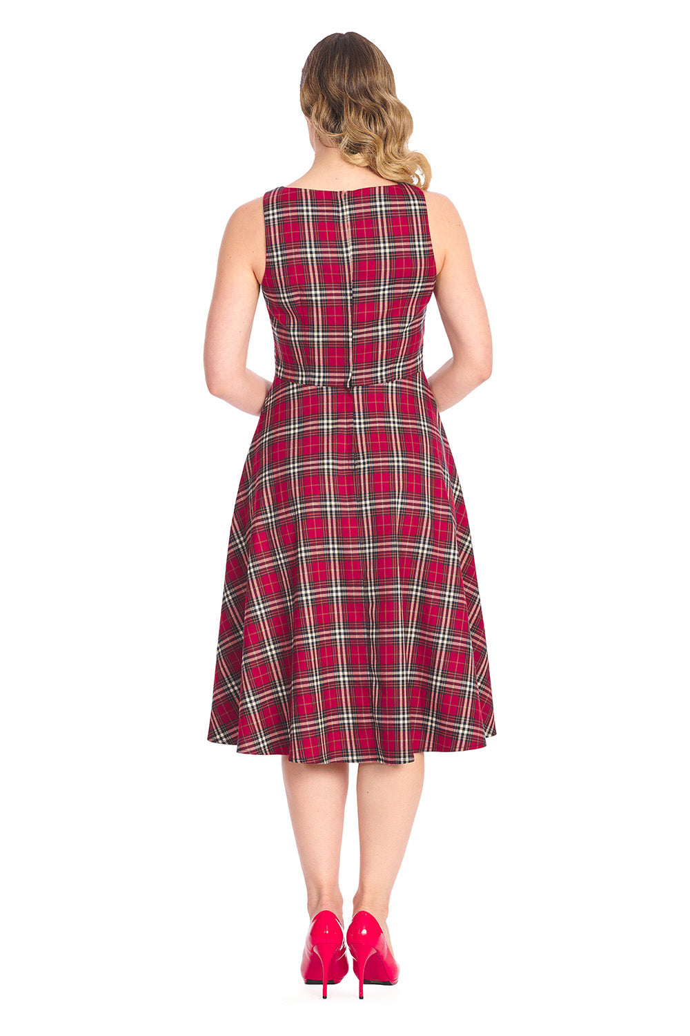 Check Swing Dress