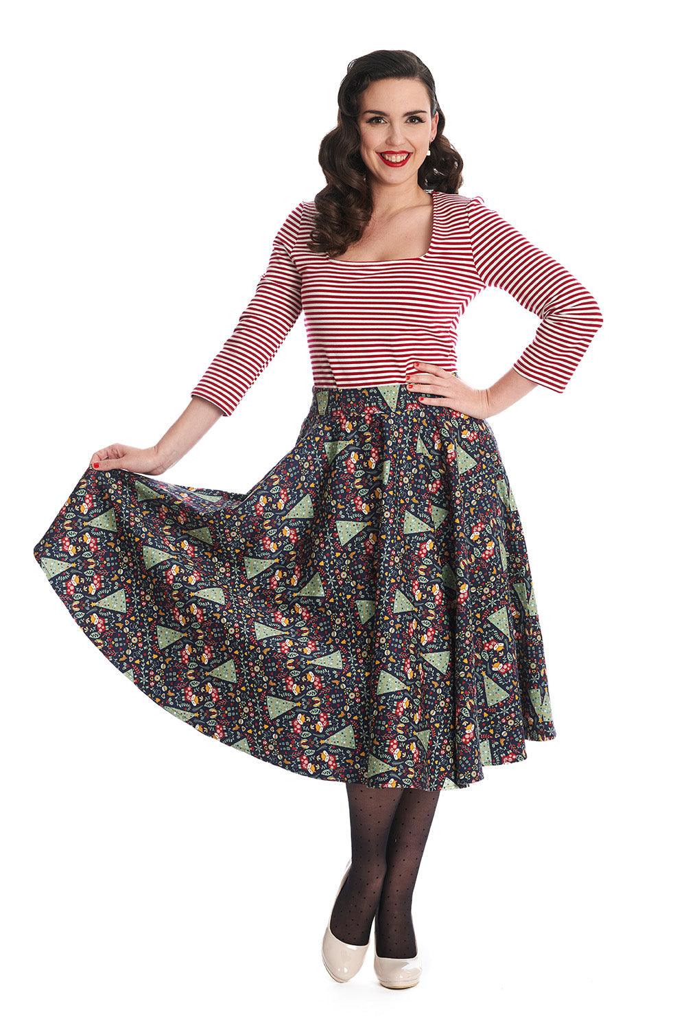 Heritage Scandi Swing Skirt