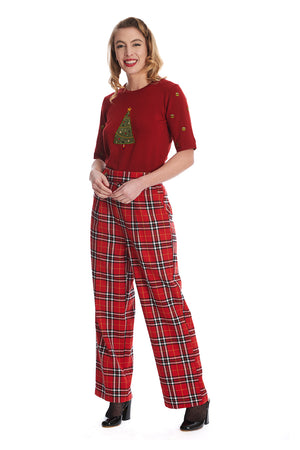 Tara Tartan Trousers