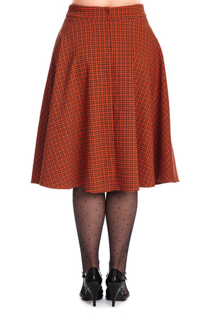 October Spooks Swing Skirt