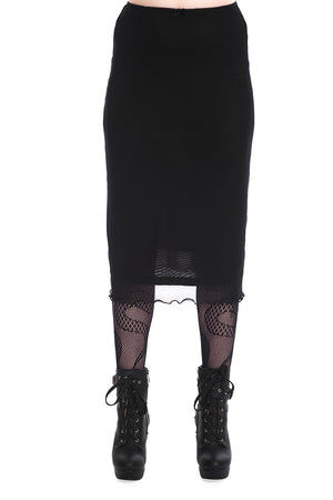 Keir Mesh Long Skirt