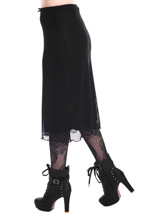 Keir Mesh Long Skirt