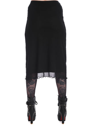 Keir Mesh Long Skirt