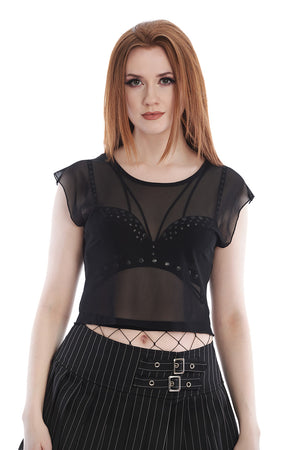 Sinead Mesh Top