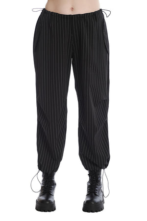 Raven Pinstripe Trousers