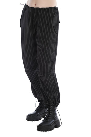 Raven Pinstripe Trousers