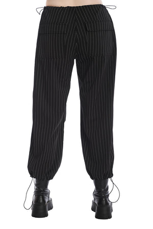 Raven Pinstripe Trousers