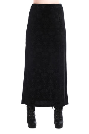 Black Chandelier Long Skirt