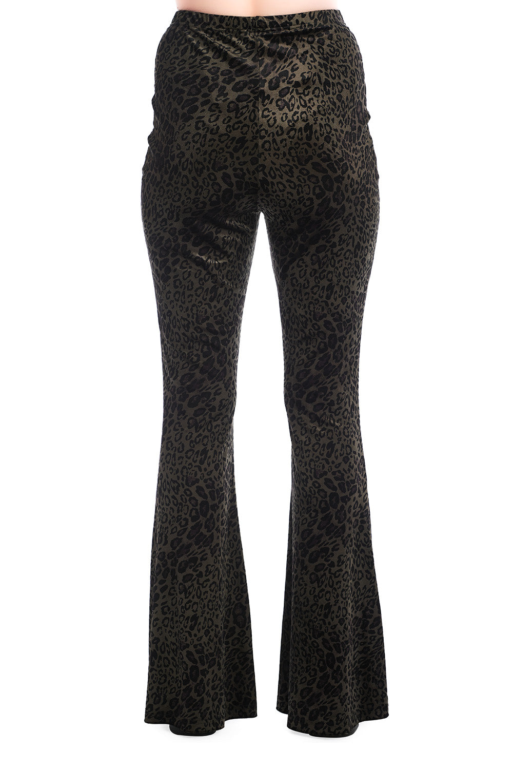 Vixen Leopard Flare Trousers