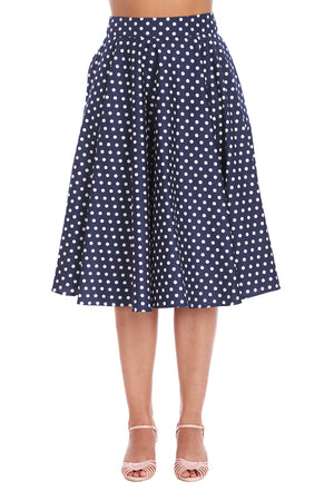 Dot Days Swing Skirt