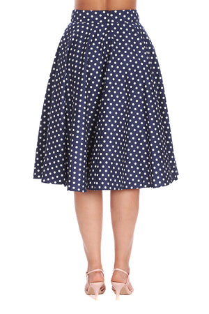 Dot Days Swing Skirt