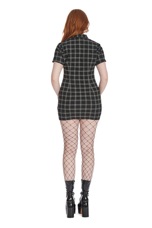 Fierce Fusion Check Dress