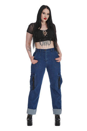 Urban Edge Denim Trousers