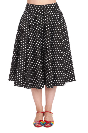 Dot Days Swing Skirt