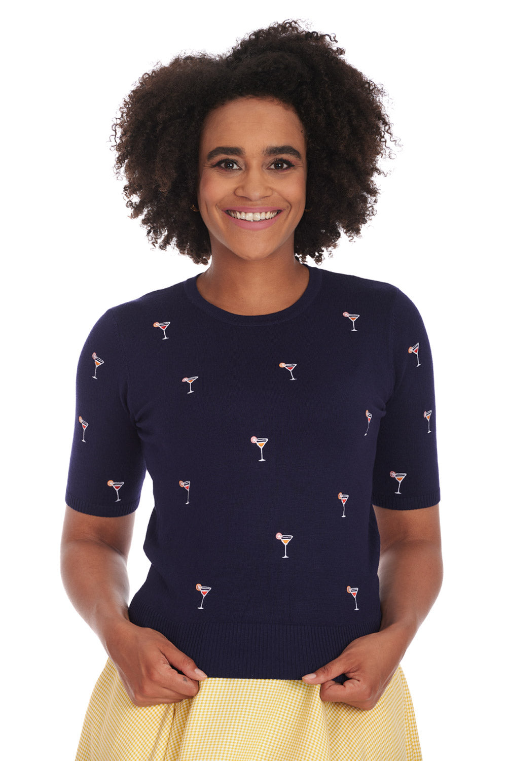 Banned Cocktail Hour Jumper Dark Fashion Clothing