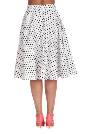 Dot Days Swing Skirt