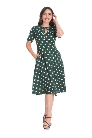 Spot Set Sail Swing Dress