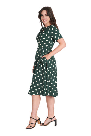 Spot Set Sail Swing Dress