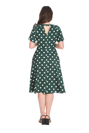 Spot Set Sail Swing Dress