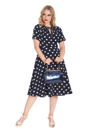 Spot Set Sail Swing Dress