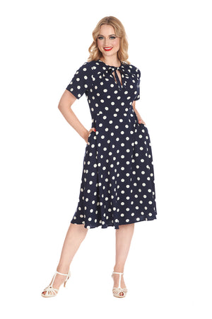 Spot Set Sail Swing Dress