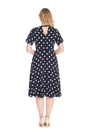 Spot Set Sail Swing Dress