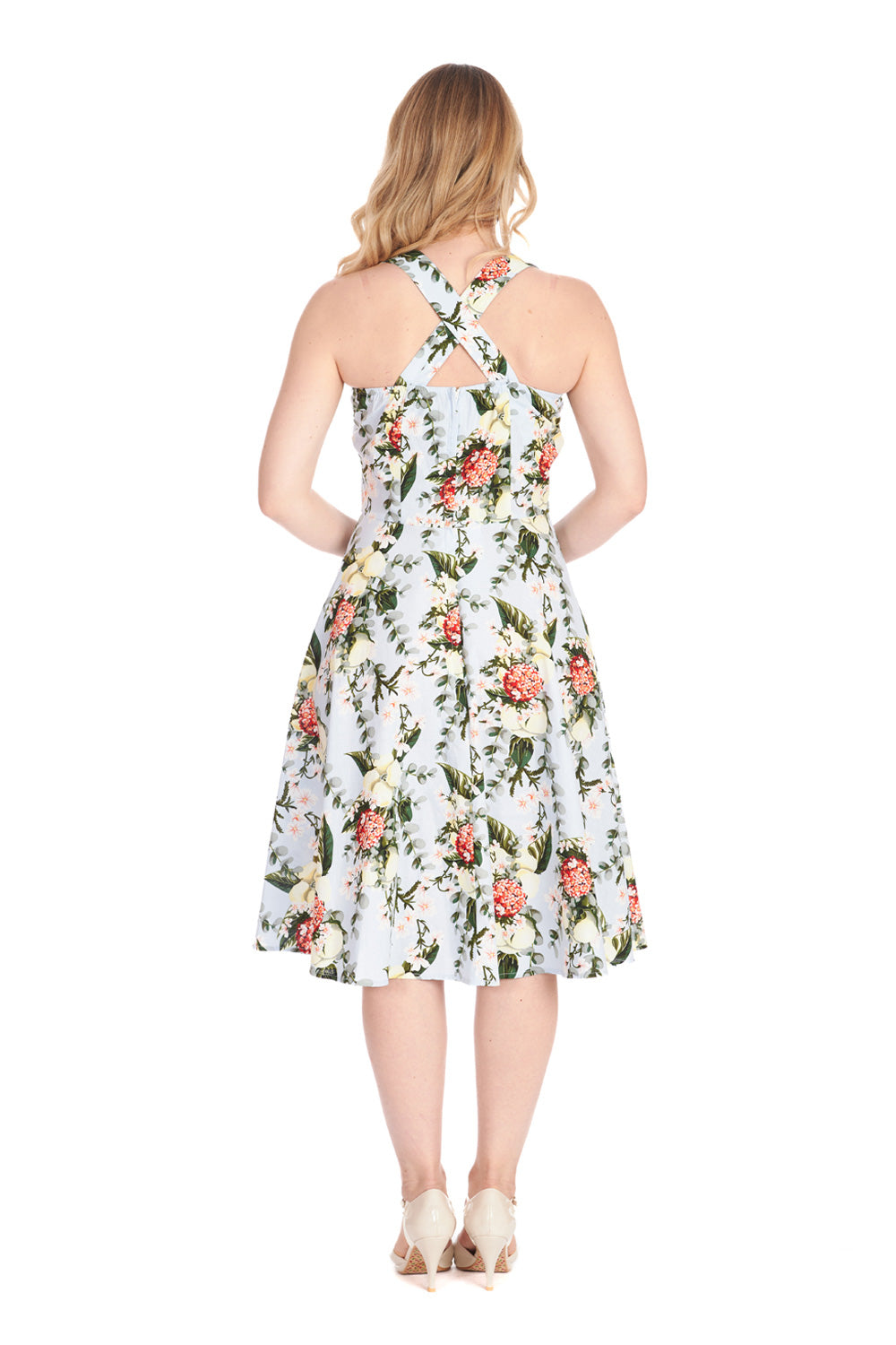 Bloom Swing Halter Dress