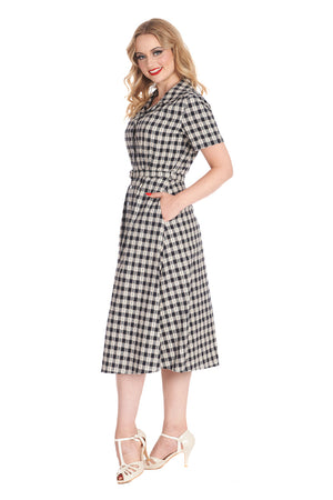 Cherry Check Dress