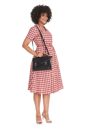 Cherry Check Dress