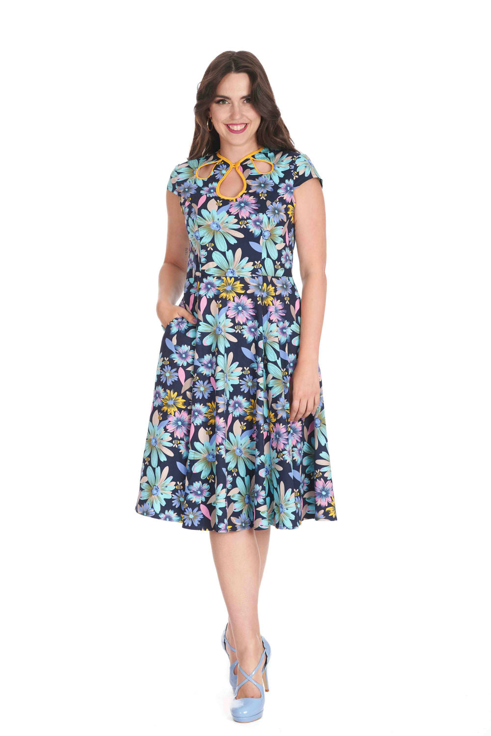 Summer Bee Swing Dress