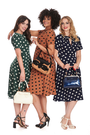 Spot Set Sail Swing Dress