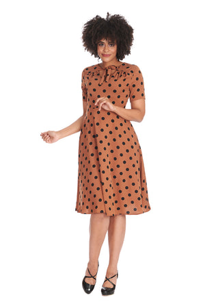 Spot Set Sail Swing Dress