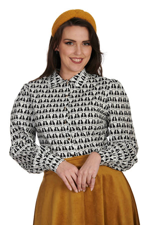 Cat Queen Blouse