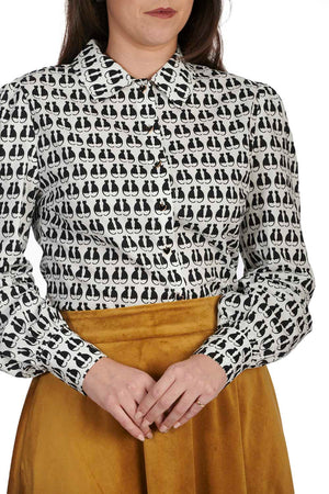 Cat Queen Blouse