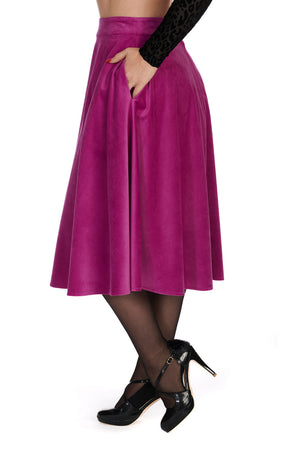 Velvet Dreams Swing Skirt