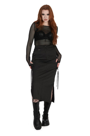 Black Tripping Skirt