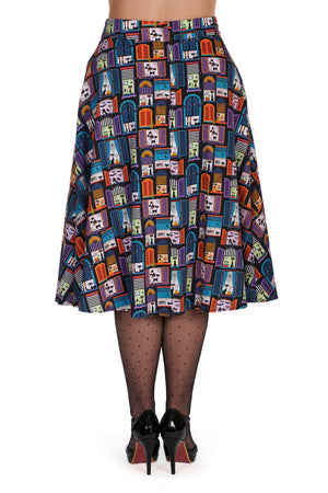 Window Cat Swing Skirt