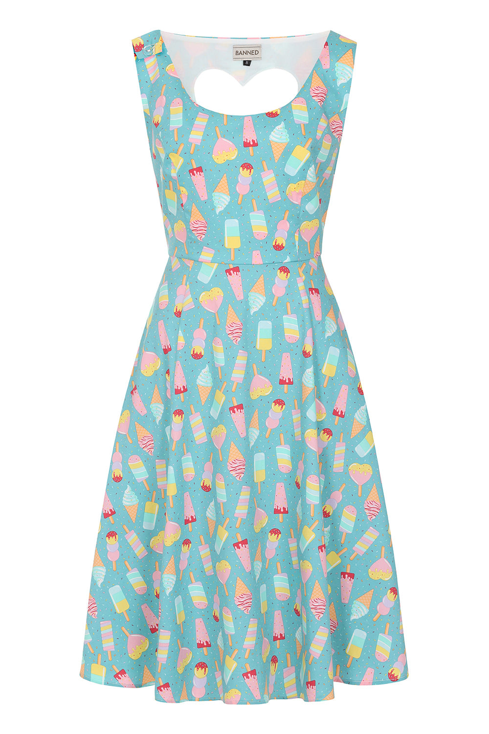 Ice Cream Heart Back Dress