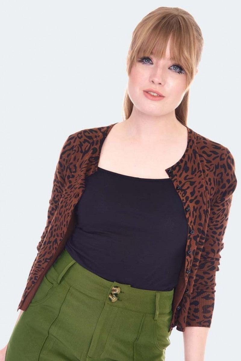 Leopard on sale bolero jacket