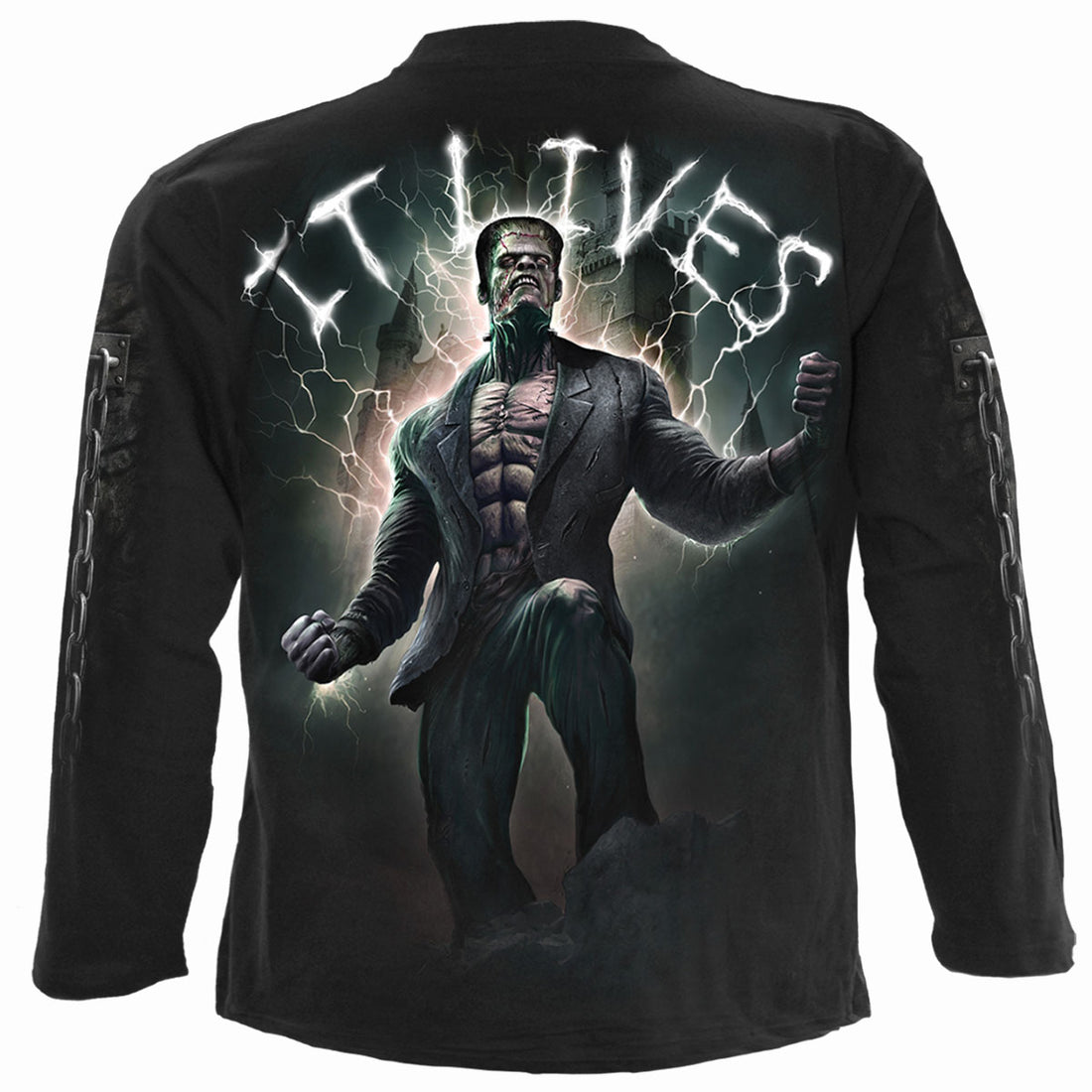 IT Lives - Longsleeve T-Shirt Black