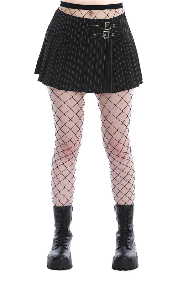 Banned Flash Skirt - Dark Fashion Clothing