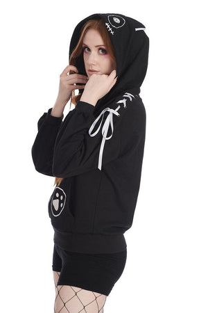 Fuzzyme Hoodie-Banned-Dark Fashion Clothing