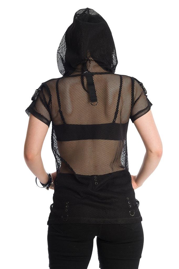 Mesh hoodie store womens