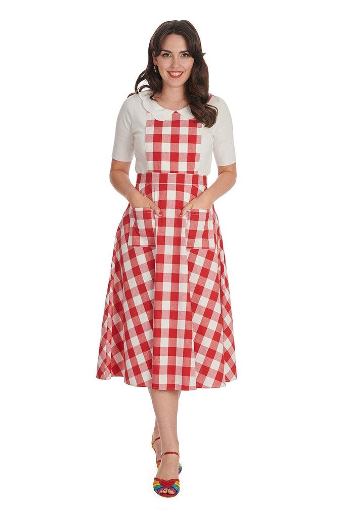 Swing hot sale pinafore dress