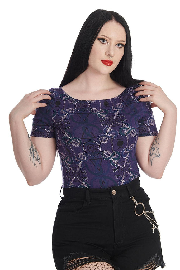 Snake Charm Top-Banned-Dark Fashion Clothing