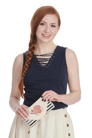 Summer Shell Wallet-Banned-Dark Fashion Clothing
