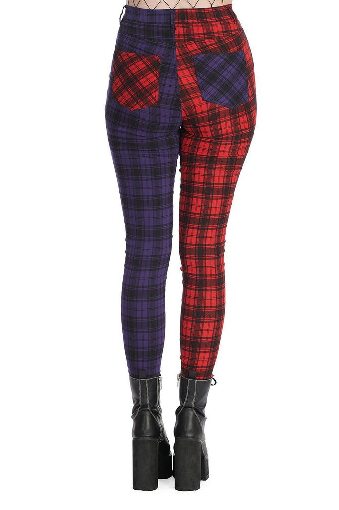 Tartan Baily Trousers-Banned-Dark Fashion Clothing