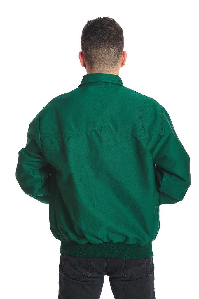 Dark green cheap harrington jacket